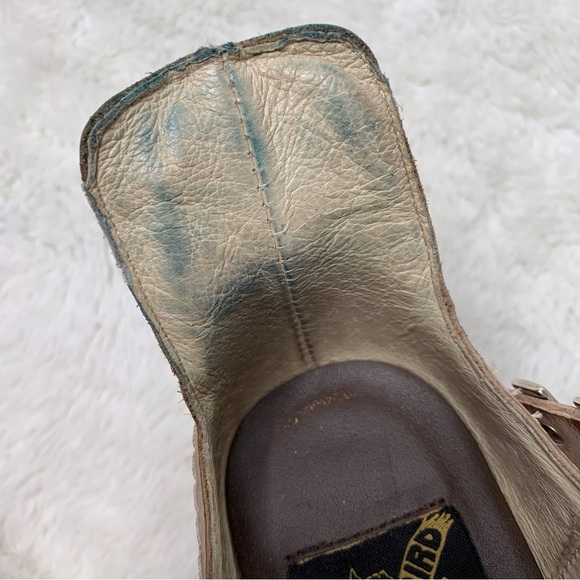 Free Bird by Steven Women's Blade In Taupe Chain Ankle Booties Size 7 - Picture 12 of 15